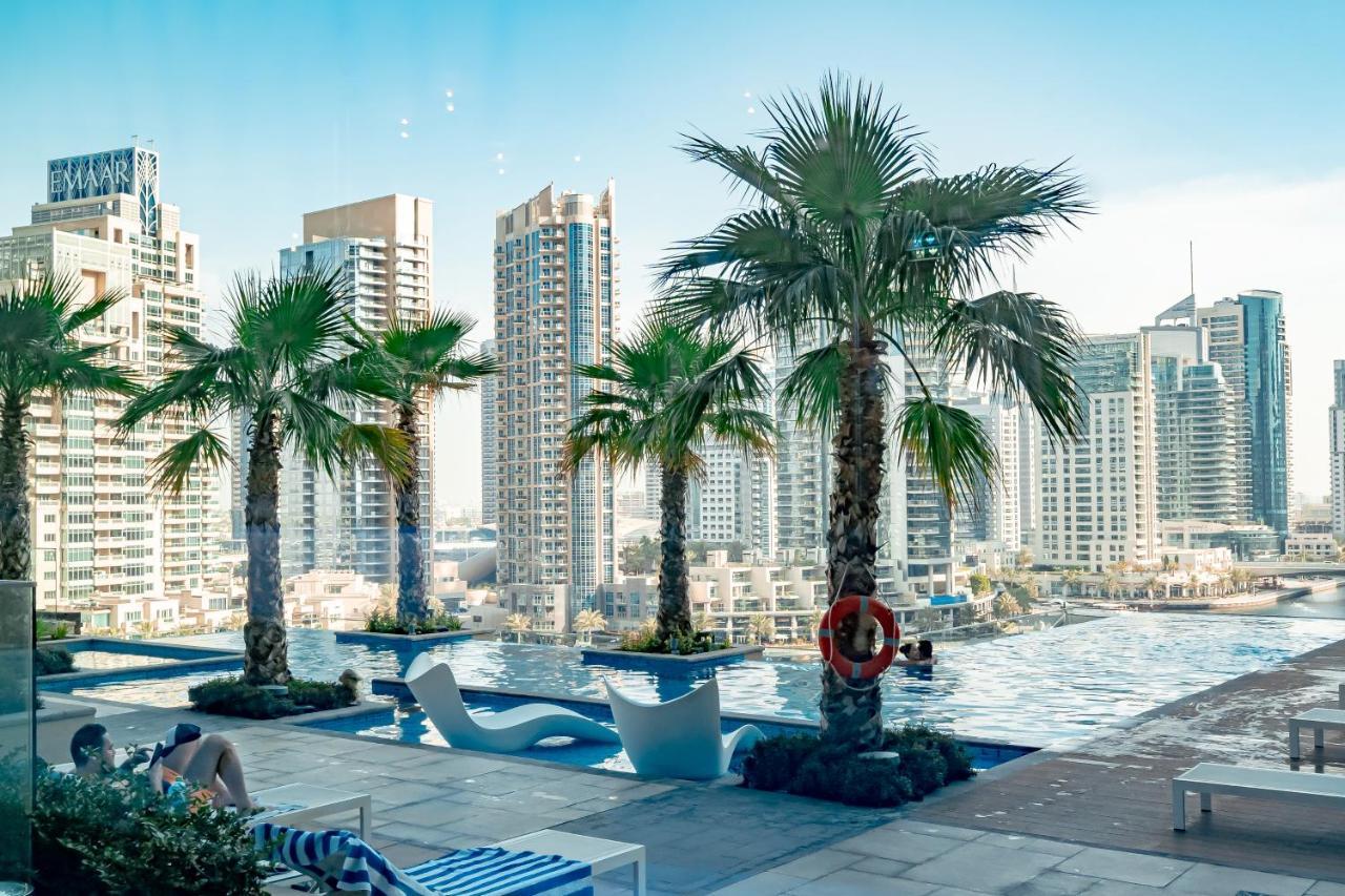 Higuests - Unique Studio With Stunning Panoramic Marina Views ดูไบ ภายนอก รูปภาพ